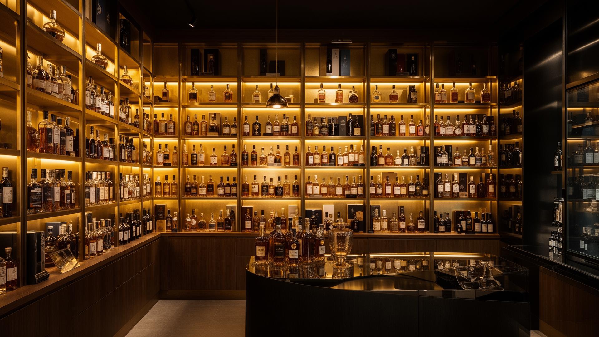 Inside the Budget Liquor's store on Linden Street